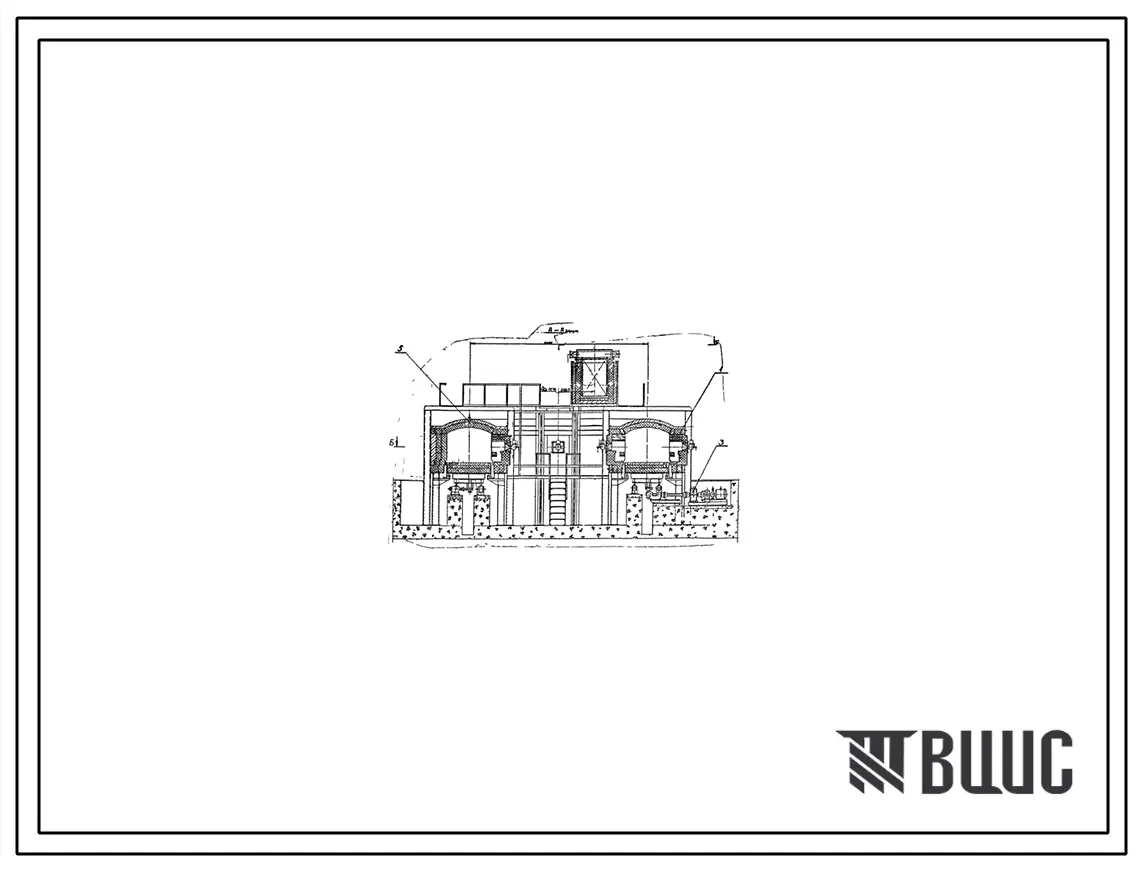 Проект 57143 Печь нагревательная кольцевая Дср=8,0м В=2,0 м, на газе и мазуте