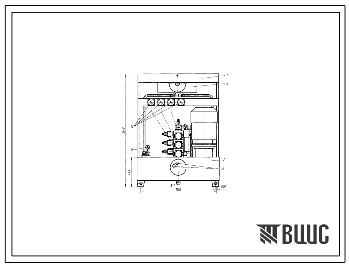 Шифр 2С250.251726.000 Насосная установка 2С250.251726.000