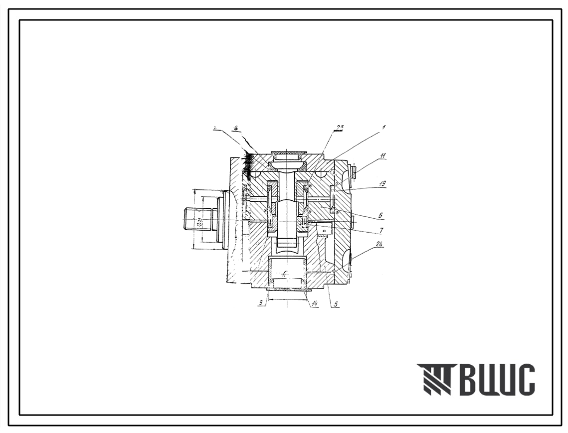 Шифр НШ100А-3-00 Насос шестеренный НШ100А-3-00