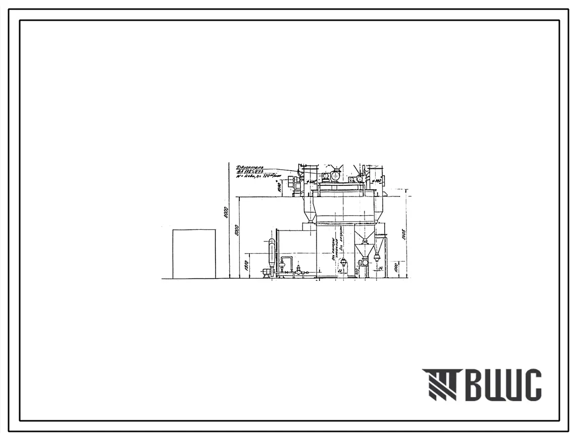 Проект 10356 Сушило кипящего слоя производительностью 25 т/ч на газе или мазуте для песка