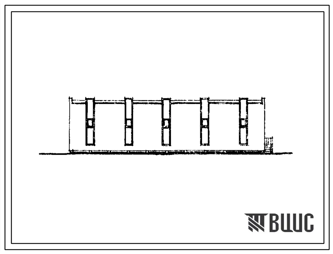 Типовой проект 506-145м.86 Грузовой склад емкостью 30 т (грузооборотом 10 т/сут) для аэропортов гражданской авиации Крайнего Севера. Грунты вечномерзлые