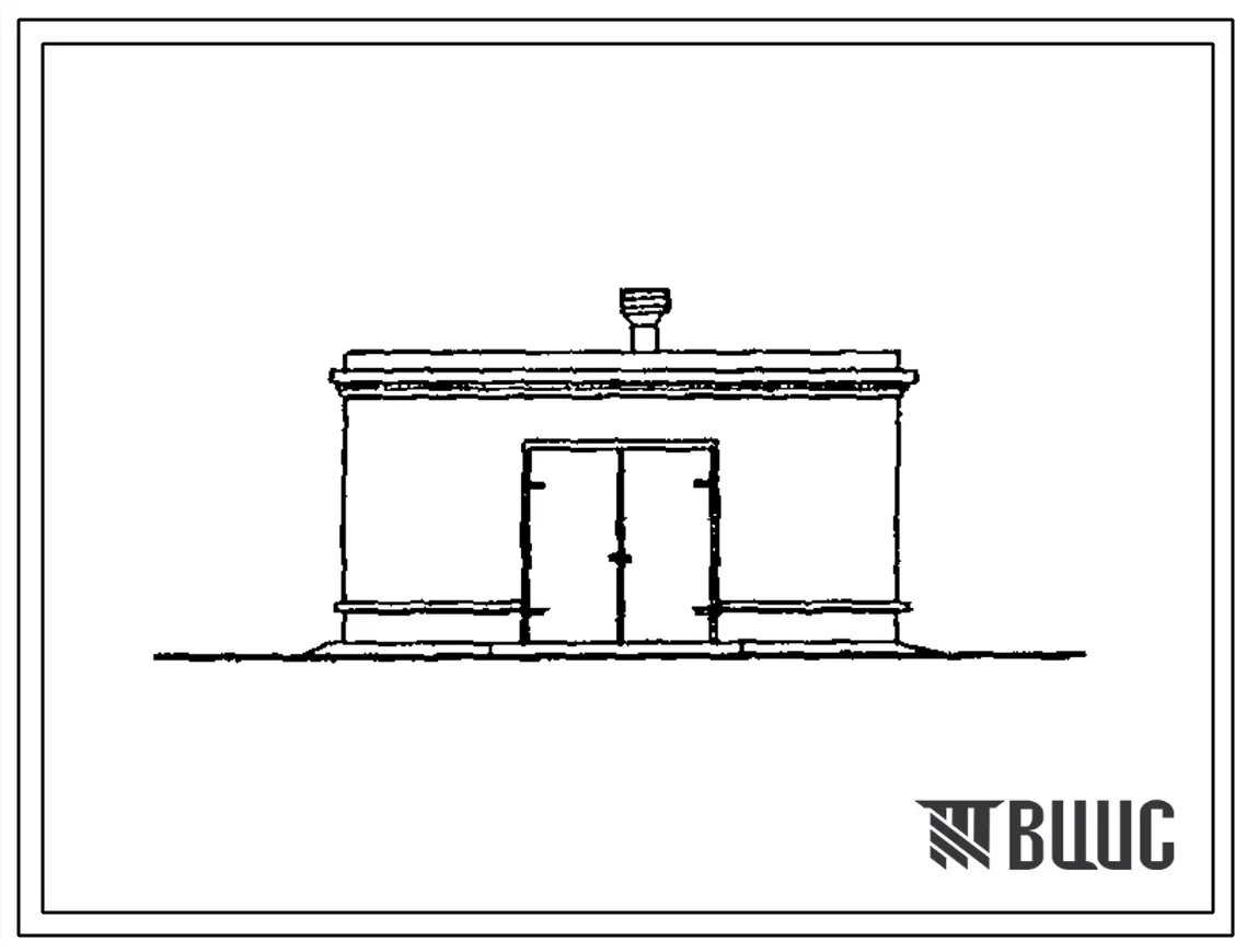 Типовой проект 704-2-60.91 Склад горючесмазочных материалов на 5 т. Стены из кирпича