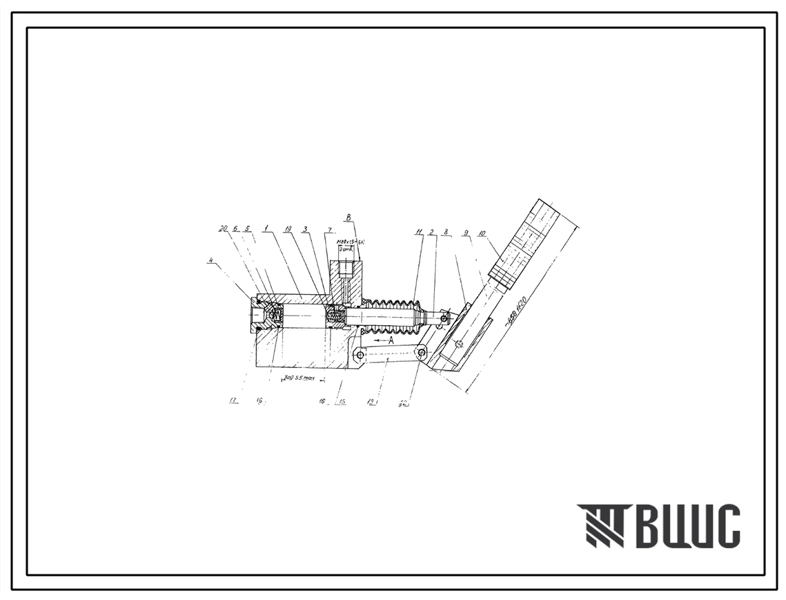 Шифр НР-40/25.000 Насос ручной  НР-40/25.000