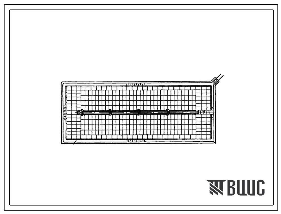 Типовой проект 820-78 Водопойные площадк размером 6,0х26,3; 10х26,5; 6,8х26,6; 10,6х26,8