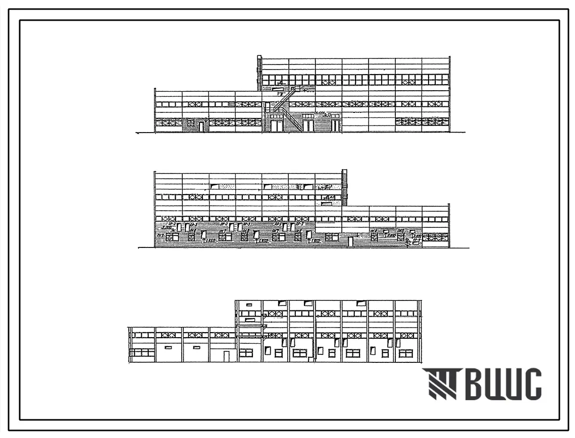 Типовой проект 903-1-183 Котельная с тремя водогрейными котлами КВ-ГМ-50. Топливо – газ и мазут