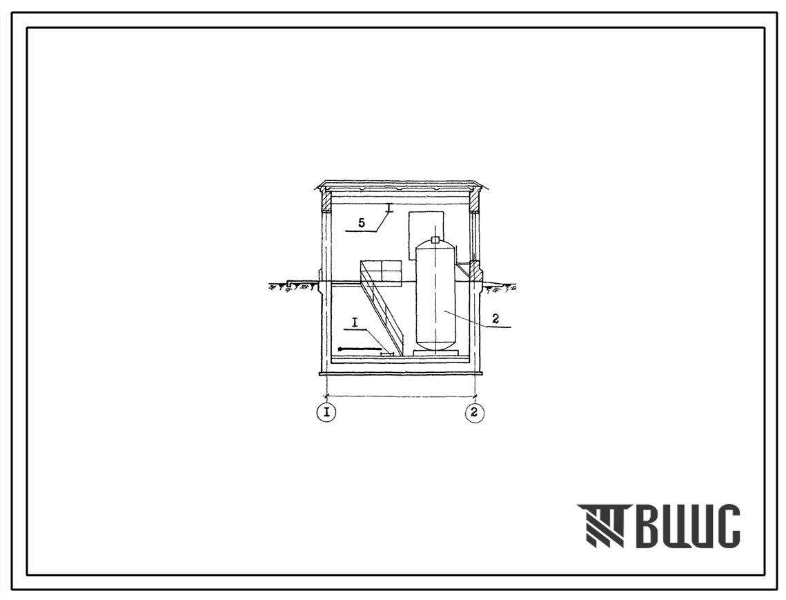 Типовой проект 901-2-71с Пневматическая насосная станция хозяйственно-противопожарного водоснабжения производительностью 100 м3/час для районов с сейсмичностью до 9 баллов