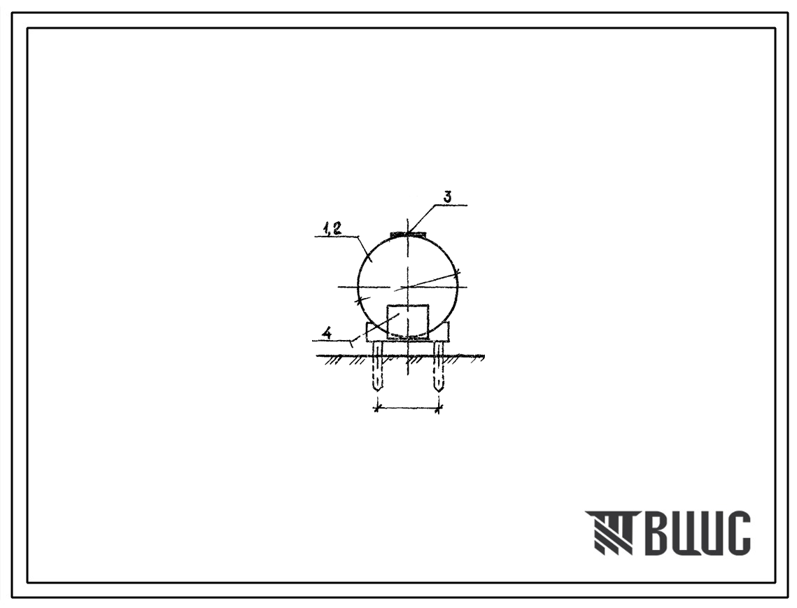 Типовой проект 901-04-56м.83 Пожарные резервуары емкостью 25 и 50 м3 для строительства в Арктике и на Крайнем Севере