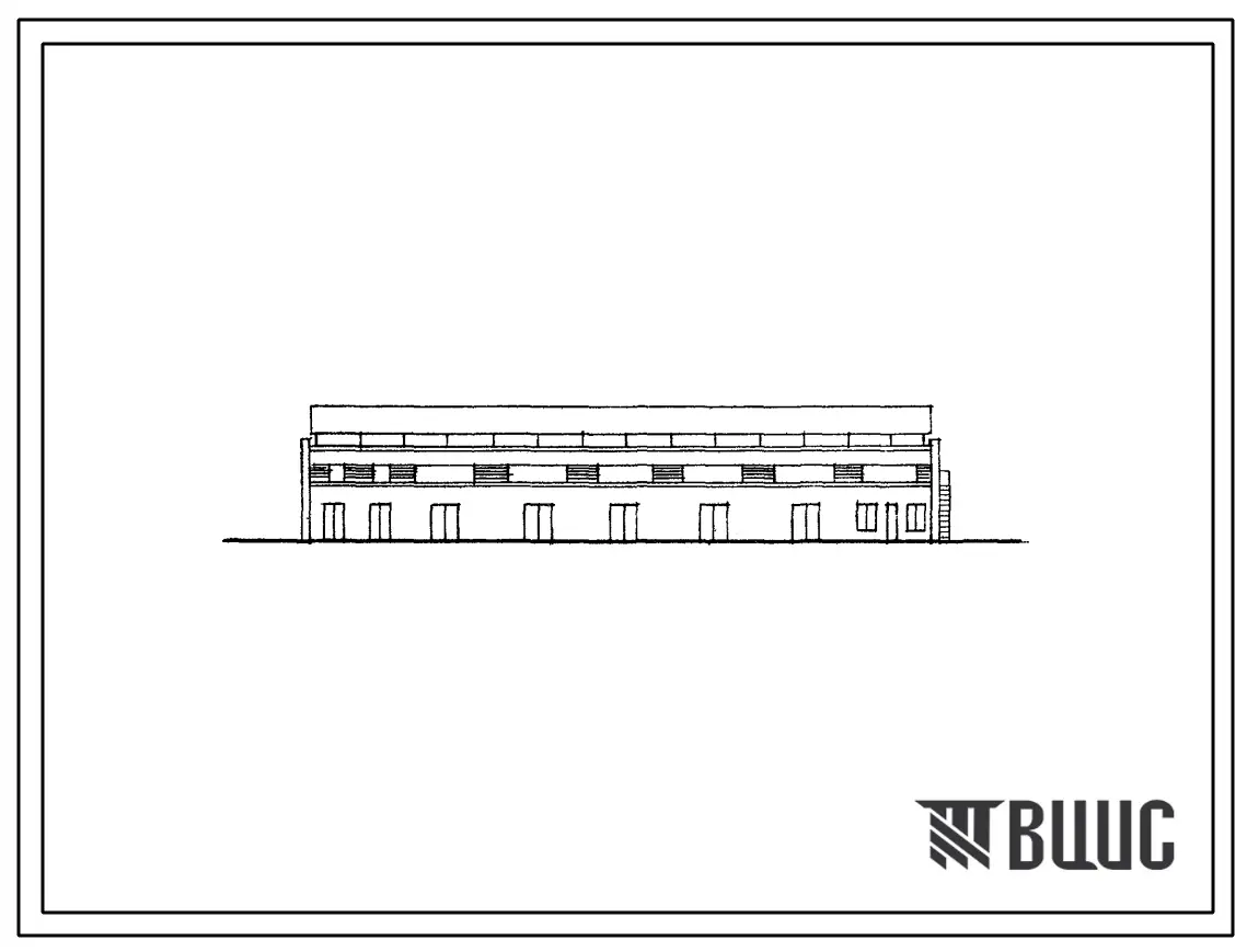 Типовой проект 709-57 Склад огнеопасных материалов, химикатов, ядов и газовых баллонов площадью 450м2.
