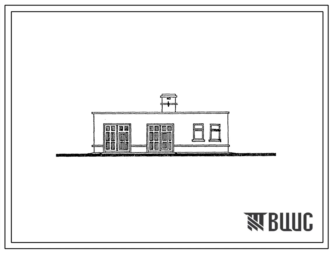 Типовой проект 416-6-26.87 Лесная пожарно-химическая станция