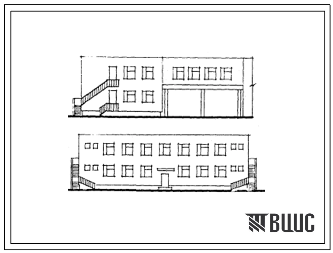 Типовой проект 214-6-3п.85 Пристройка дополнительных помещений при реконструкции детских яслей-садов на 280 мест, построенных по типовому проекту 2С-04-25п (вариант 1). Для строительства в 1В климатическом подрайоне, 2 и 3 климатических районах Украинской