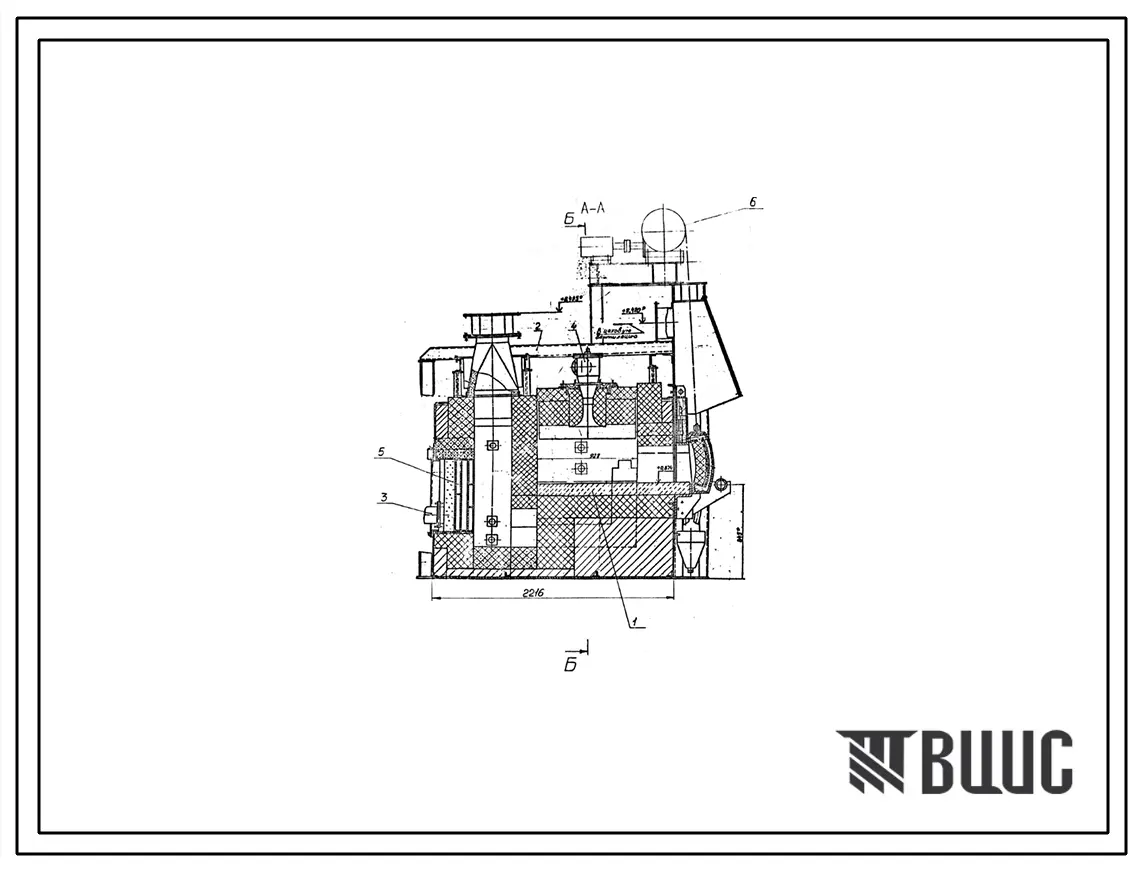 Проект 11843.02 Печь нагревательная камерная размерами пода 0,8х0,9 м на газе