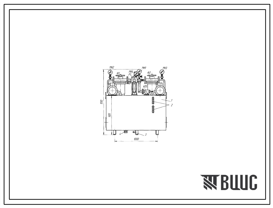 Шифр СС1000.70.05 Станция смазочная СС1000.70.05