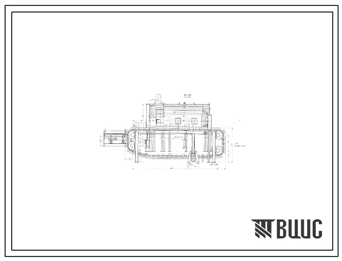 Проект 33915 Печь нагревательная конвейерная  щелевая размером пода 0,696х2,552 м на природном газе