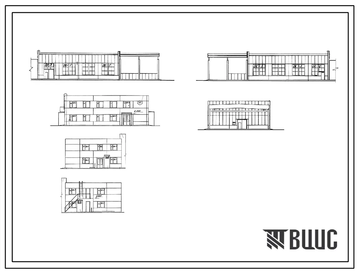 Типовой проект 409-15-99.87 Производственно-заготовительный цех ПМК (в железобетонных конструкциях типа «Канск»)