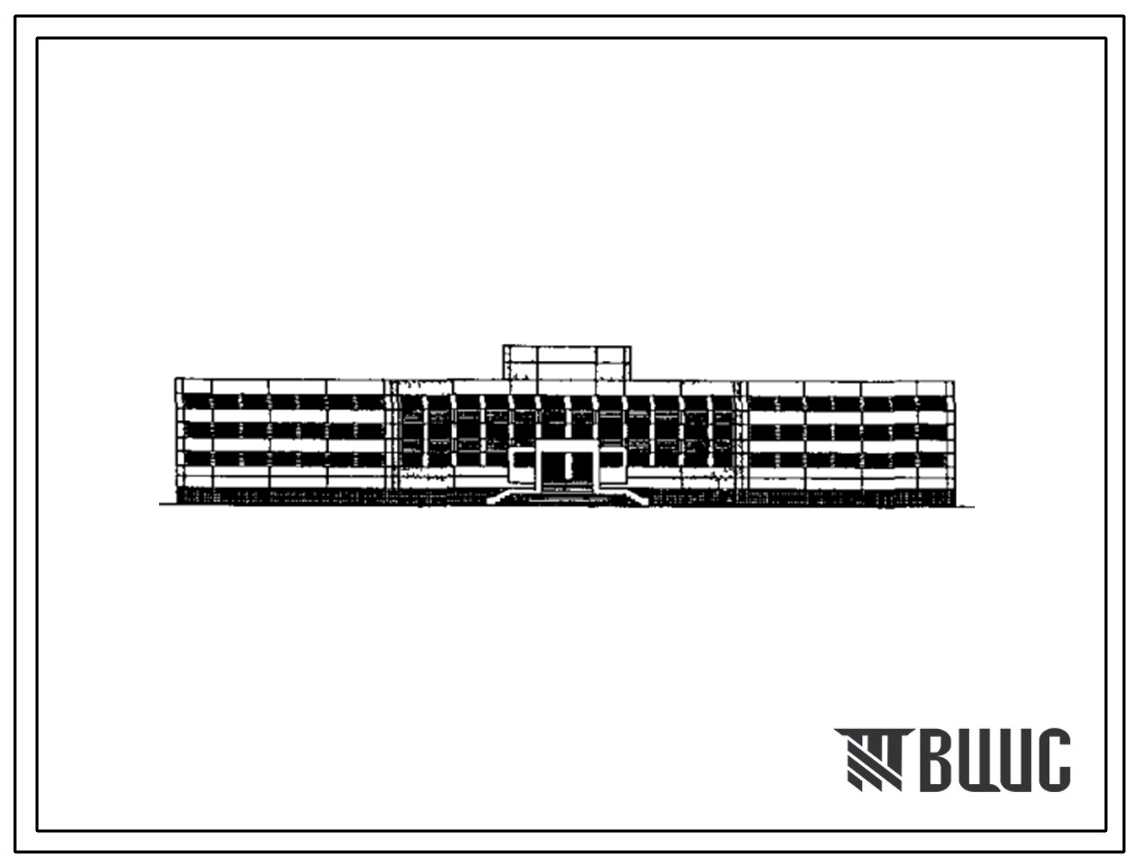 Типовой проект 222-01-624м.88 Школа на 33 класса (1266 учащихся). Грунты вечномерзлые. Здание трехэтажное. Каркас по серии 1.220.1-3м. Стены из трехслойных легкобетонных панелей на жестких связях по серии 1.232.1-10м.