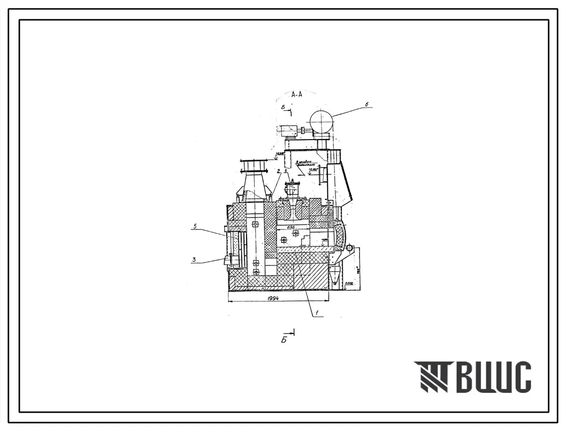 Проект 11843.01 Печь нагревательная камерная с размерами пода 0.7х0.7 м на газе