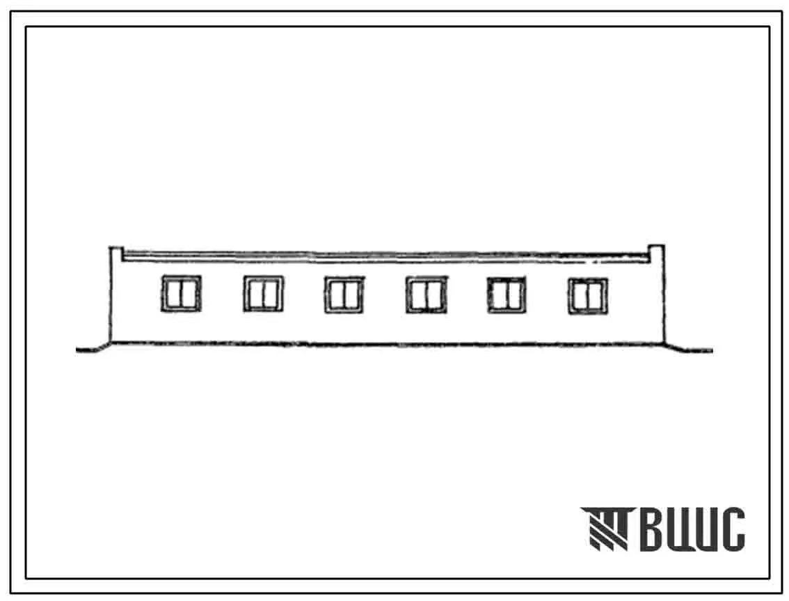 Типовой проект 807-10-105с.13.87 Изолятор на 15 мест для коров. Стены каменные (для Азербайджанской ССР)
