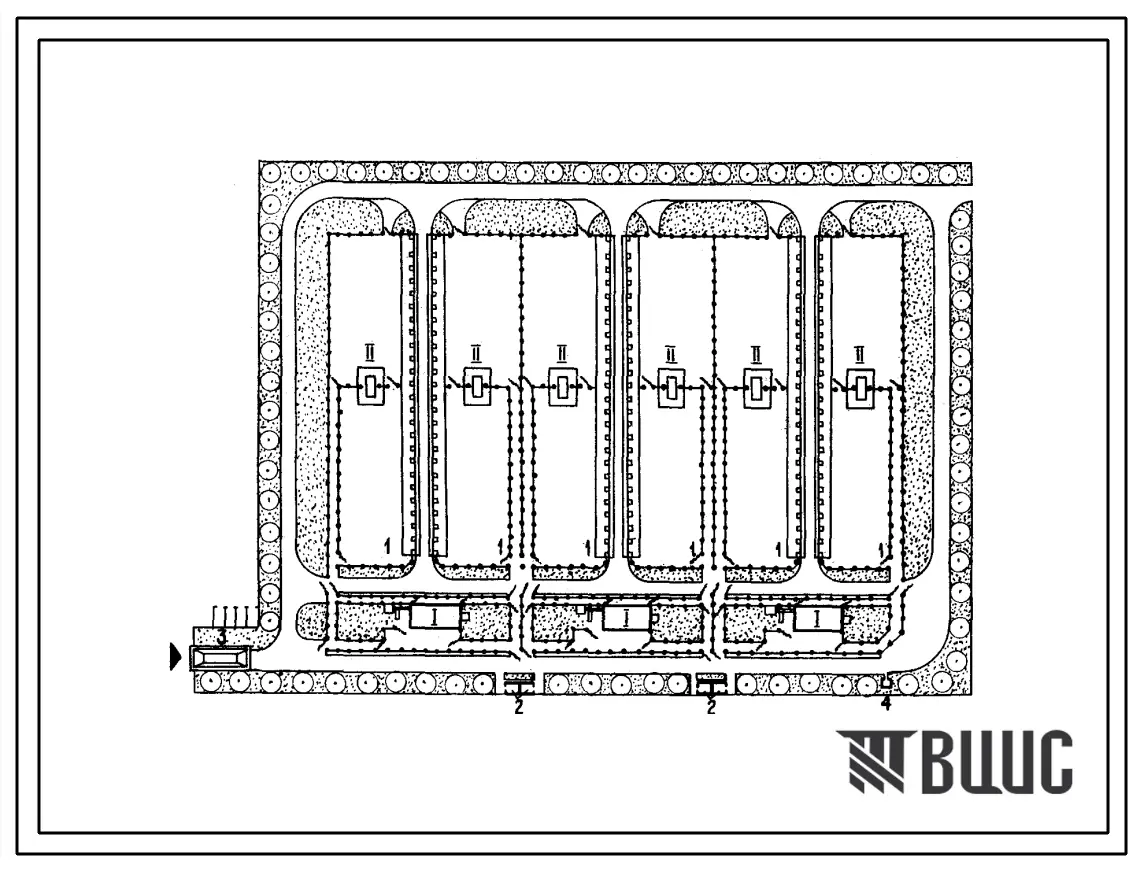 Типовой проект 801-09-32.86 Летний лагерь на 600 коров