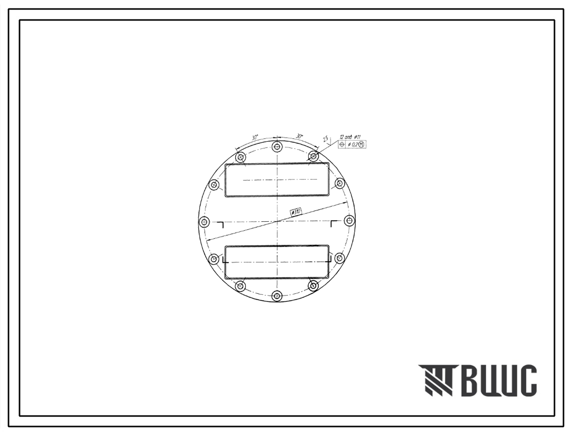Шифр МОС-6,3.300.000 Крышка МОС-6,3.300.000
