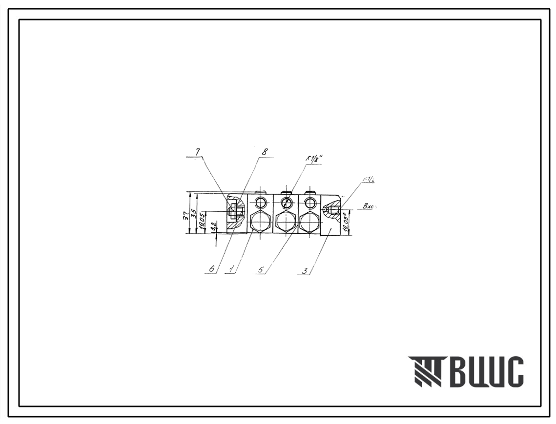 Шифр МИ.00.000 Питатель однолинейный типа МИ.00.000