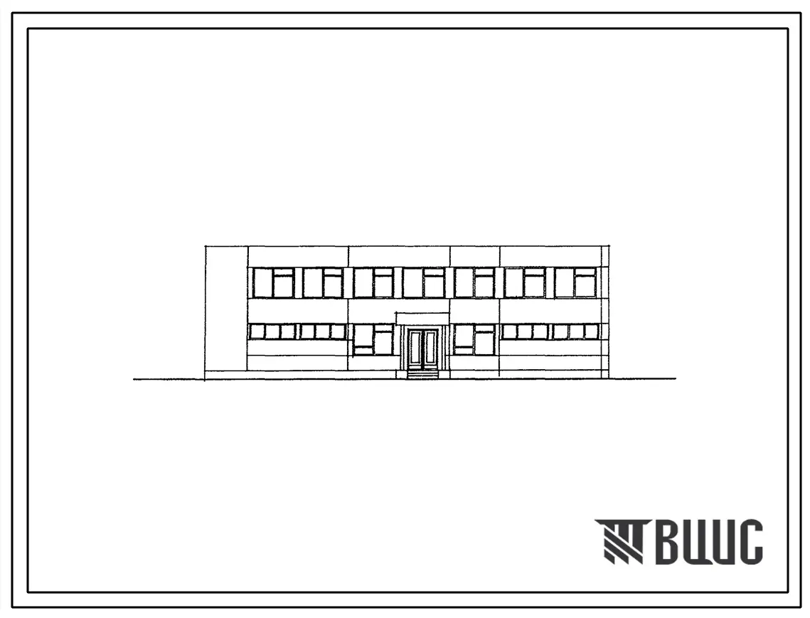 Типовой проект 262-18-2 Встроенно-пристроенный к торцу жилого дома блок библиотеки на 50 тыс. единиц хранения. В конструкции серии ИИ-04. Для строительства в 1В климатическом подрайоне, 2 и 3 климатических районах