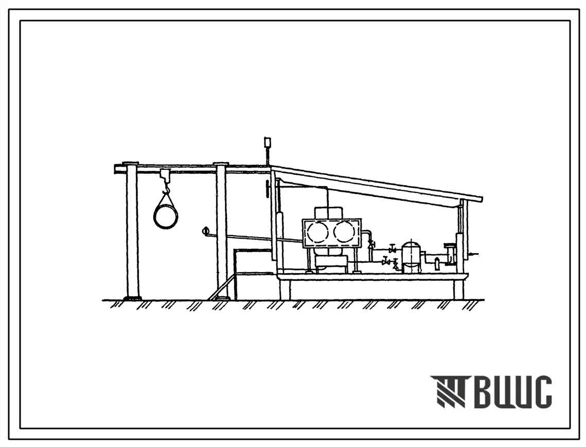 Типовой проект 402-11-0131.86 Блоки приготовления и дозирования ингибитора коррози БДИ-М1