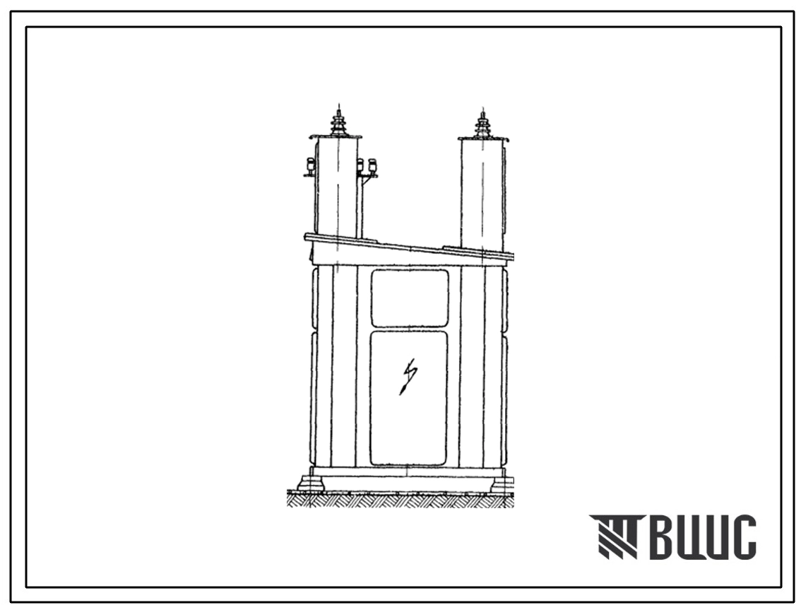 Типовой проект 407-3-226 Установка комплектных трансформаторных подстанций напряжением 10/0,4 кВ с воздушными вводами проходного типа мощностью до 630 кВА (тип КТПП-В-630-2).