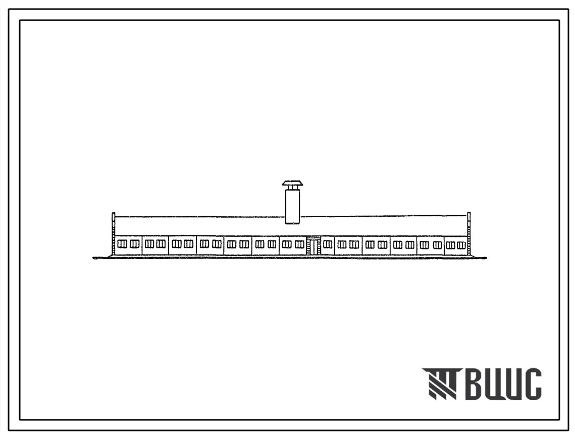 Типовой проект 801-2-109.13.88 Коровник на 200 коров привязного содержанная с разворотом мобильного кормораздатчика в здании. Для Уральской зоны. Доение - в доильно-молочном блоке. Раздача кормов – мобильная. Удаление навоза – транспортерами. Размеры здан