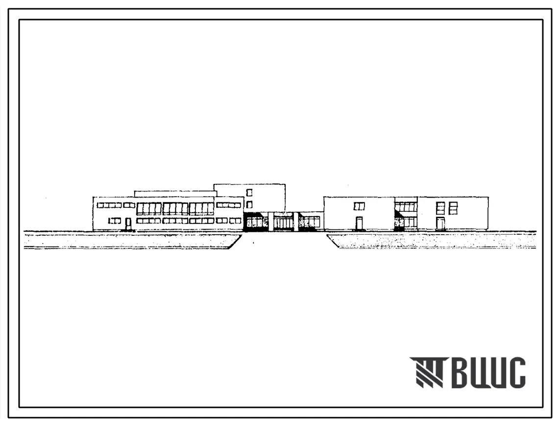 Типовой проект 222-1-347 Школа интернат  на 10 классов (340  учащихся). Здание двух-, трехэтажное. Каркас сборный железобетонный серии ИИС-04. Стены из легкобетонных панелей.