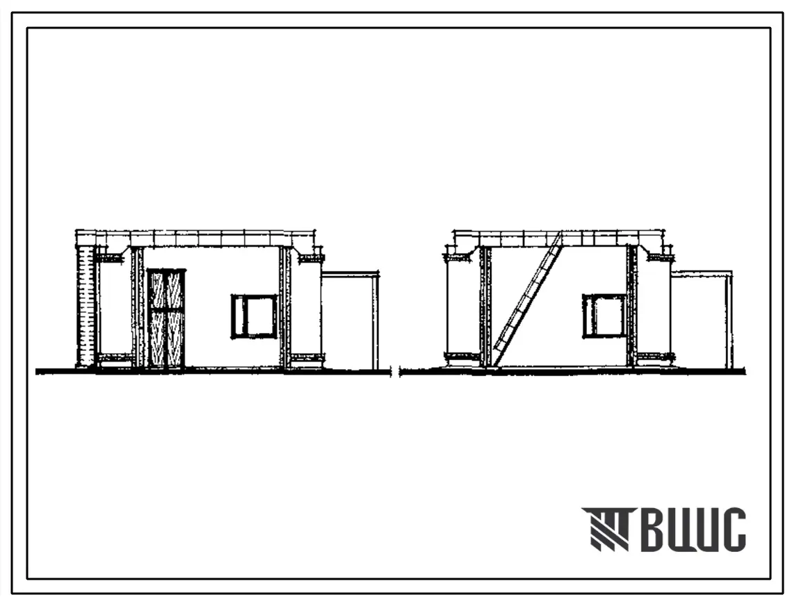 Типовой проект 902-1-144.2.88 Канализационная насосная станция производительностью 120–660 м3/ч, напором 6–51 м при глубине заложения подводящего коллектора 5,5 м. Конструктивный вариант – опускной способ
