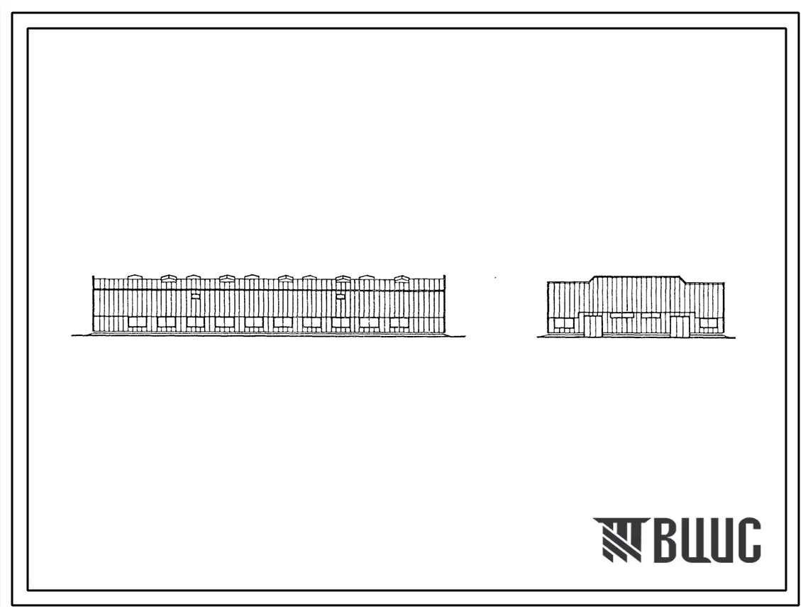 Типовой проект 400-032.23.87 Одноэтажные производственные здания (модули) из легких металлических рамных конструкций типа «Алма-Ата» из двутавровых элементов с гофрированной стенкой. Для Казахской ССР
