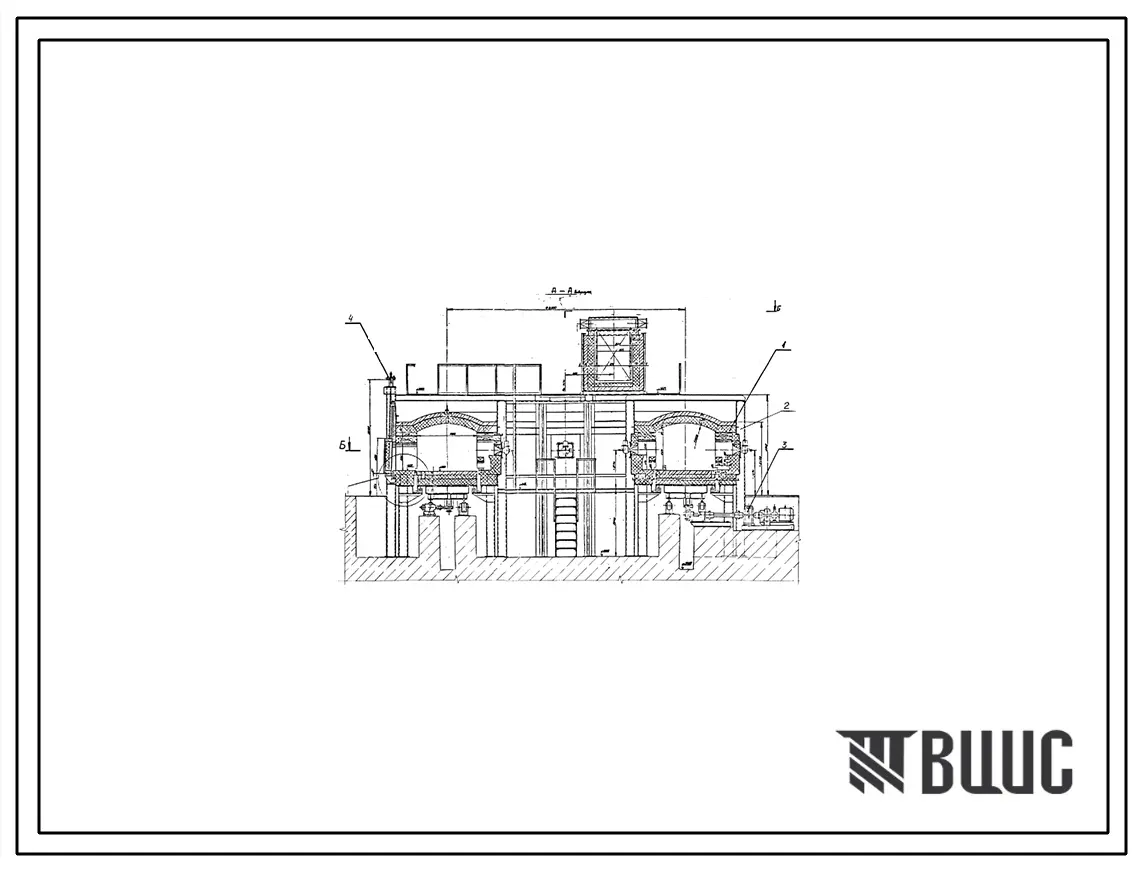 Проект 10539 Печь нагревательная кольцевая Дср=8 м; В - 2 м на газе