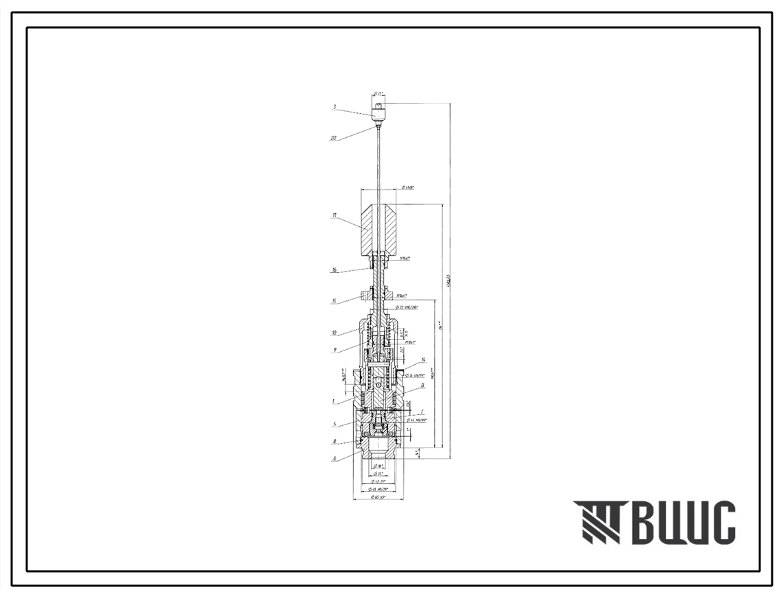 Шифр ЗМ025.160.11.01.000 Запорный модуль  ЗМ025.160.11.01.000