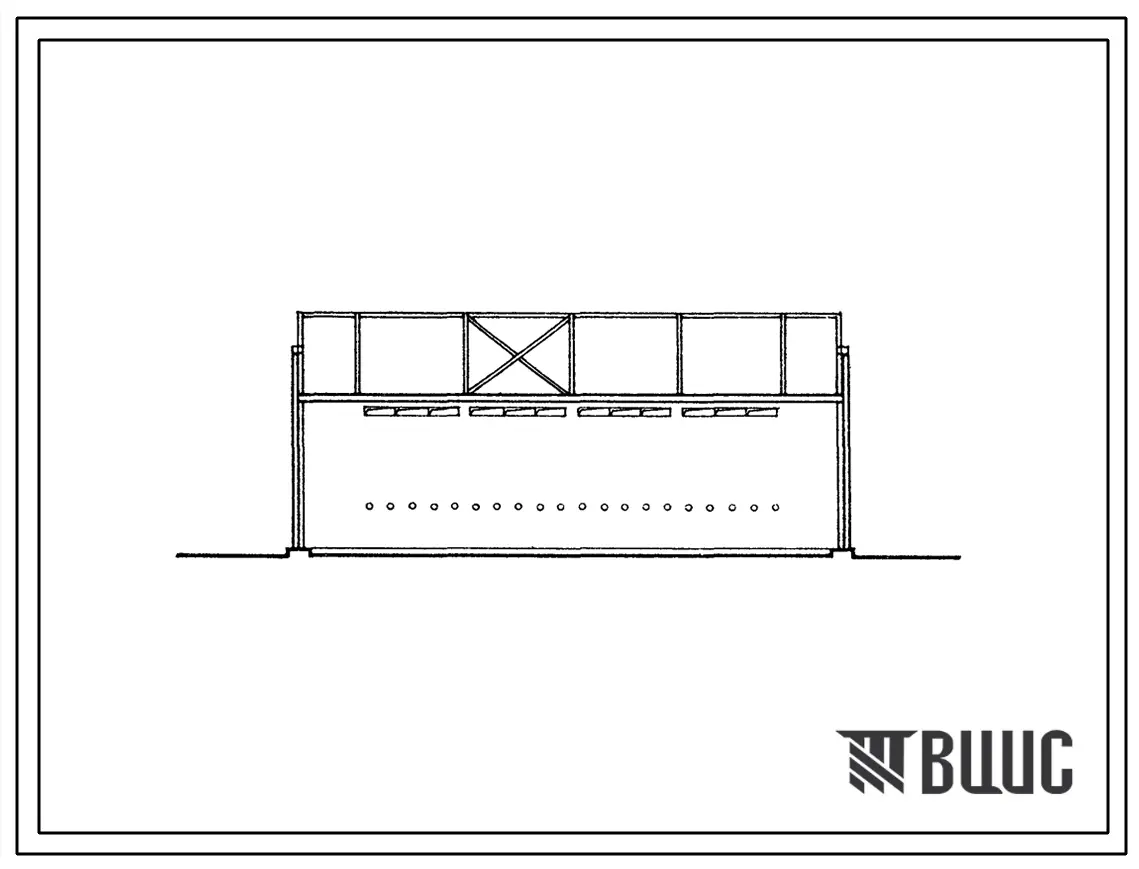 Типовой проект 509-026.87 Разогревательное устройство с комбинированной системой обогрева железнодорожных цистерн с жидким топливом (из легких металлических конструкций)