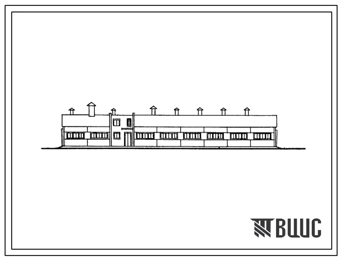 Типовой проект 802-201 Свинарник на 56 хряков