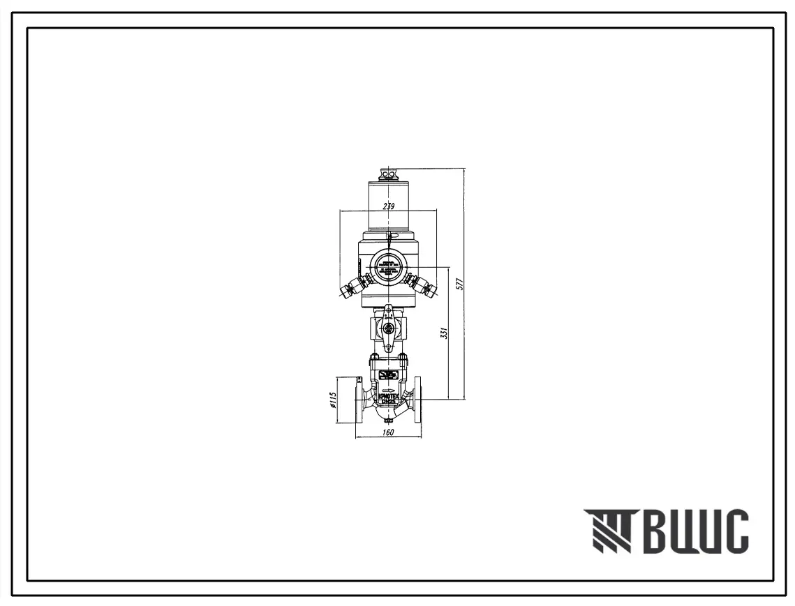 Шифр КРТ025.016.11.00 Клапан запорный электромагнитный DN25 PN16