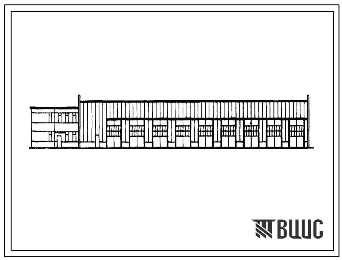 Типовой проект 503-1-2 Гараж на 25 автомобилей типа «Урал»