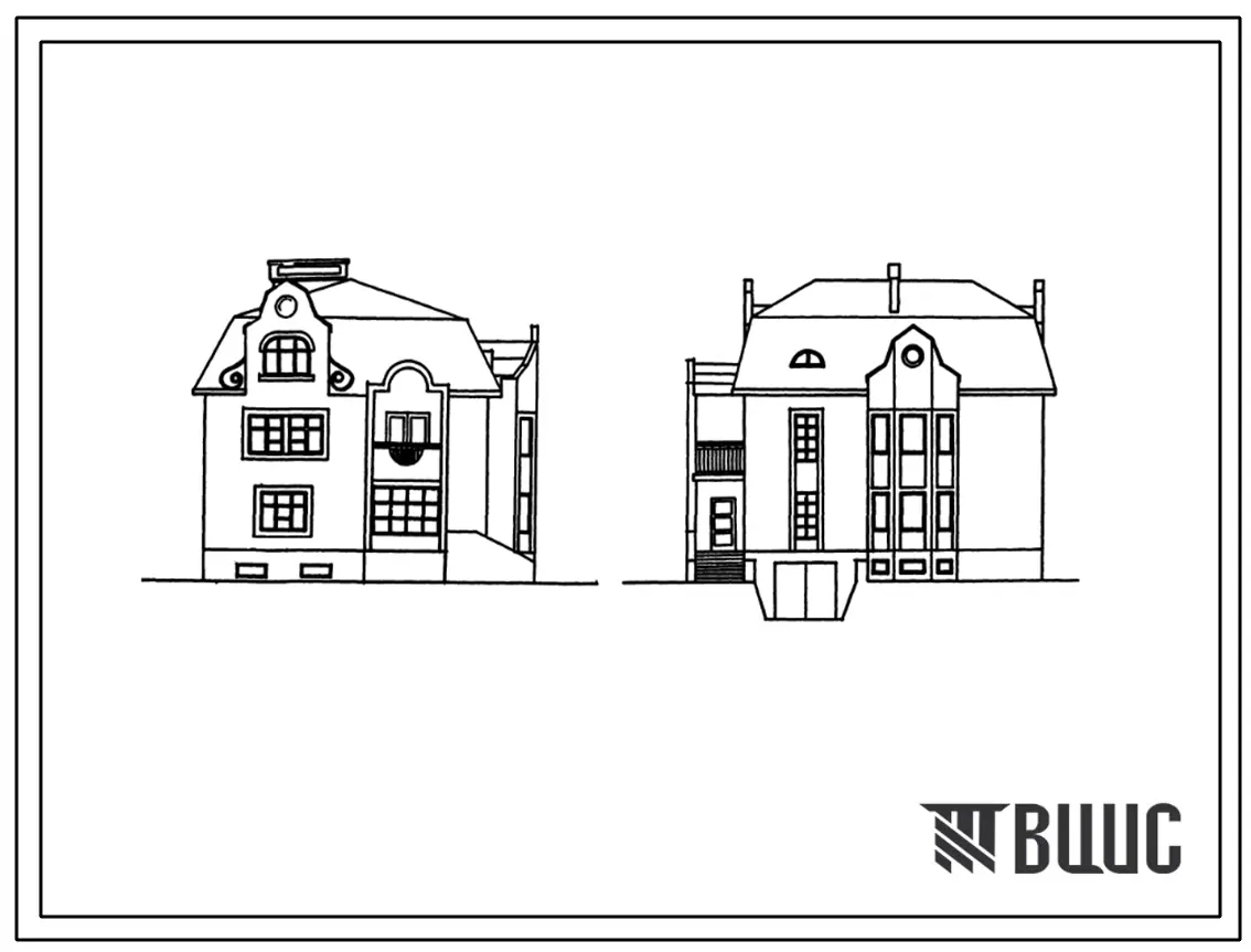 Типовой проект У.144-000-914.94 Семикомнатный усадебный дом