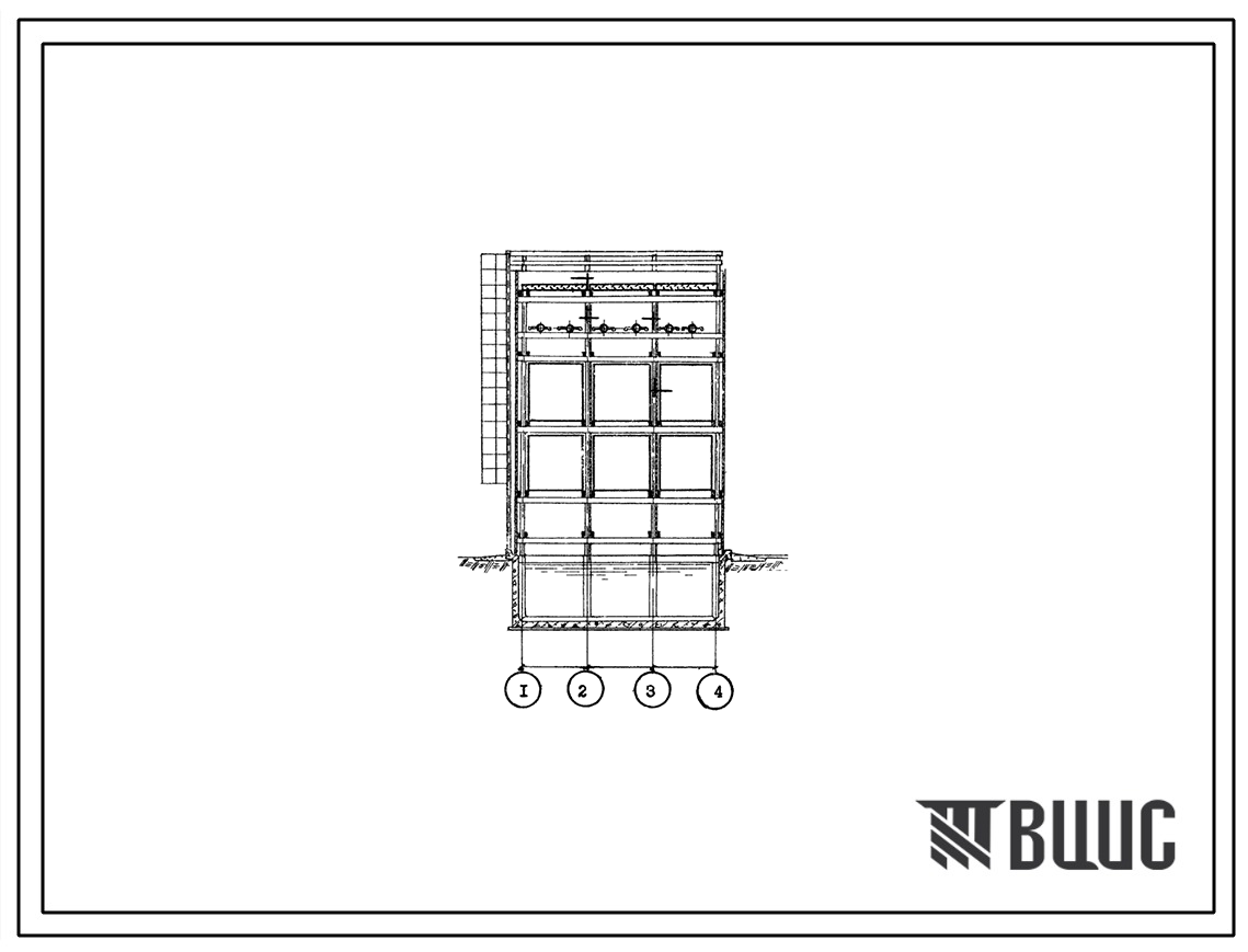 Типовой проект 901-6-49 Градирни с вентиляторами 06-300 № 12,5 пленочные и капельные с секциями площадью 8 м2 с деревянным каркасом