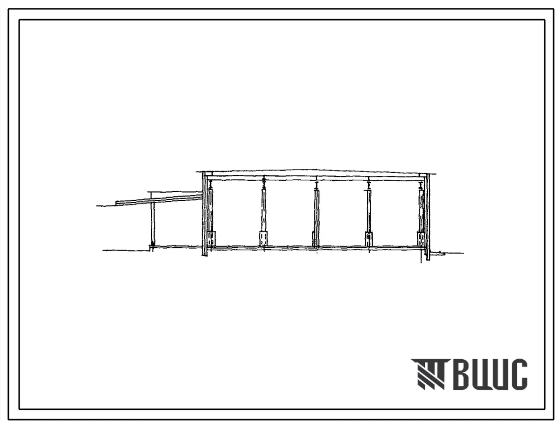 Типовой проект 701-4-33 Одноэтажный распределительный холодильник для длительного хранения мороженого и охлажденного мяса, мороженой рыбы, яиц, молочных товаров и других скоропортящихся продуктов емкостью 700 т с аммиачной насосно-циркуляционной системой 