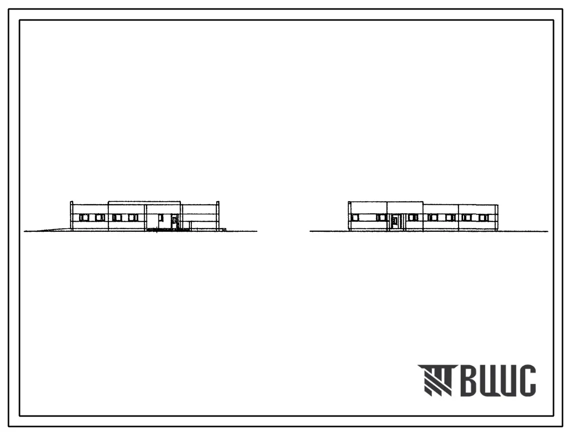 Типовой проект 242-9-40.87 Приемно-медицинский корпус с изолятором для пионерских лагерей - баз отдыха на 240-480 мест (в конструкциях серии 1.020-1/83)