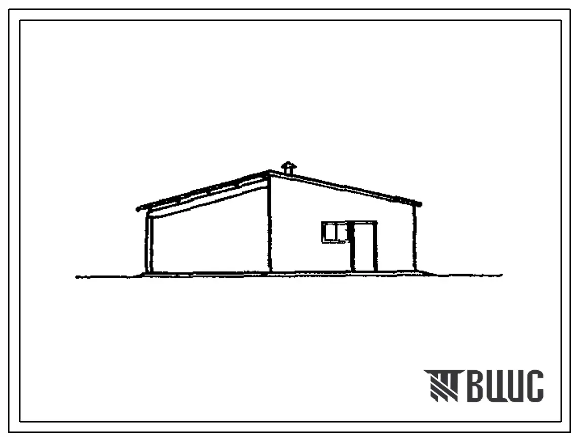 Типовой проект 803-6-1.85 Кормосмесительная для овец производительностью 6 т/ч. Размеры здания - 12x6 м. Расчетная температура: -20, -30, -40°С. Стены – кирпичные. Покрытие - железобетонные плиты