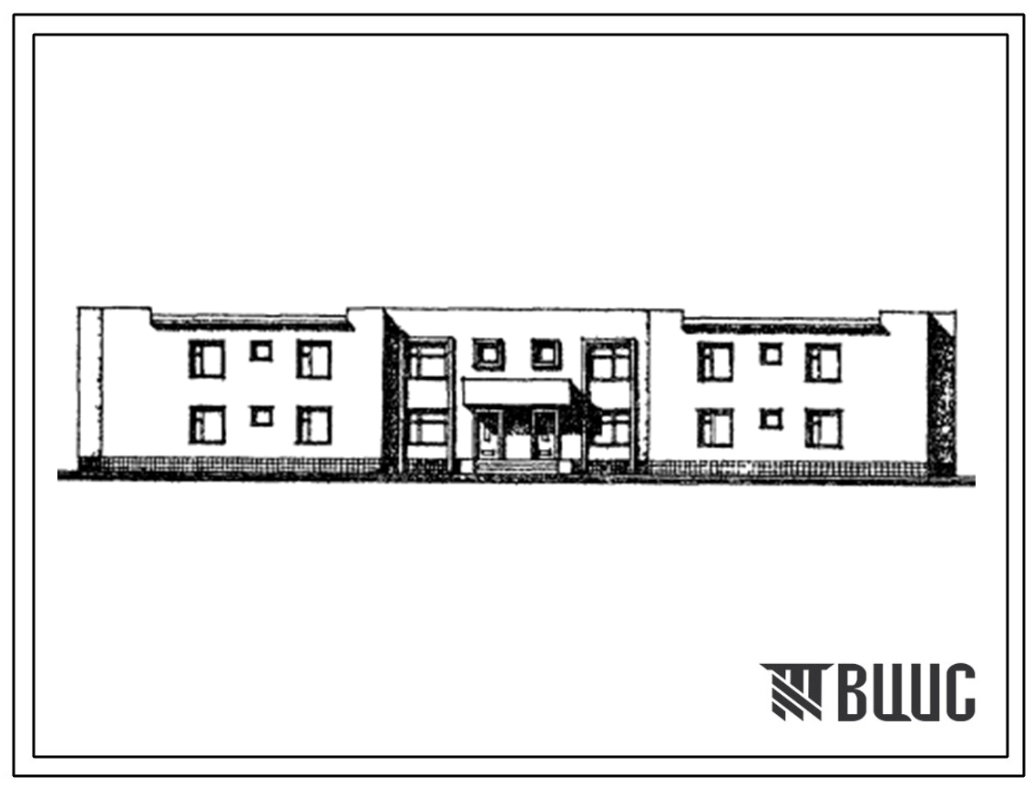 Типовой проект 244-5-84с.86 Спальный корпус на 80 мест. Здания (стены кирпичные) для формирования пионерского лагеря - базы отдыха на 360-270 мест.