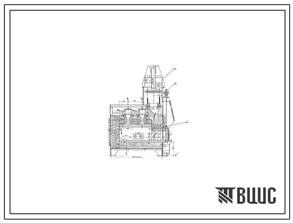 Проект 39764 Печь нагревательная двухкамерная размеры пода 2(1,39х1,74) м на газе
