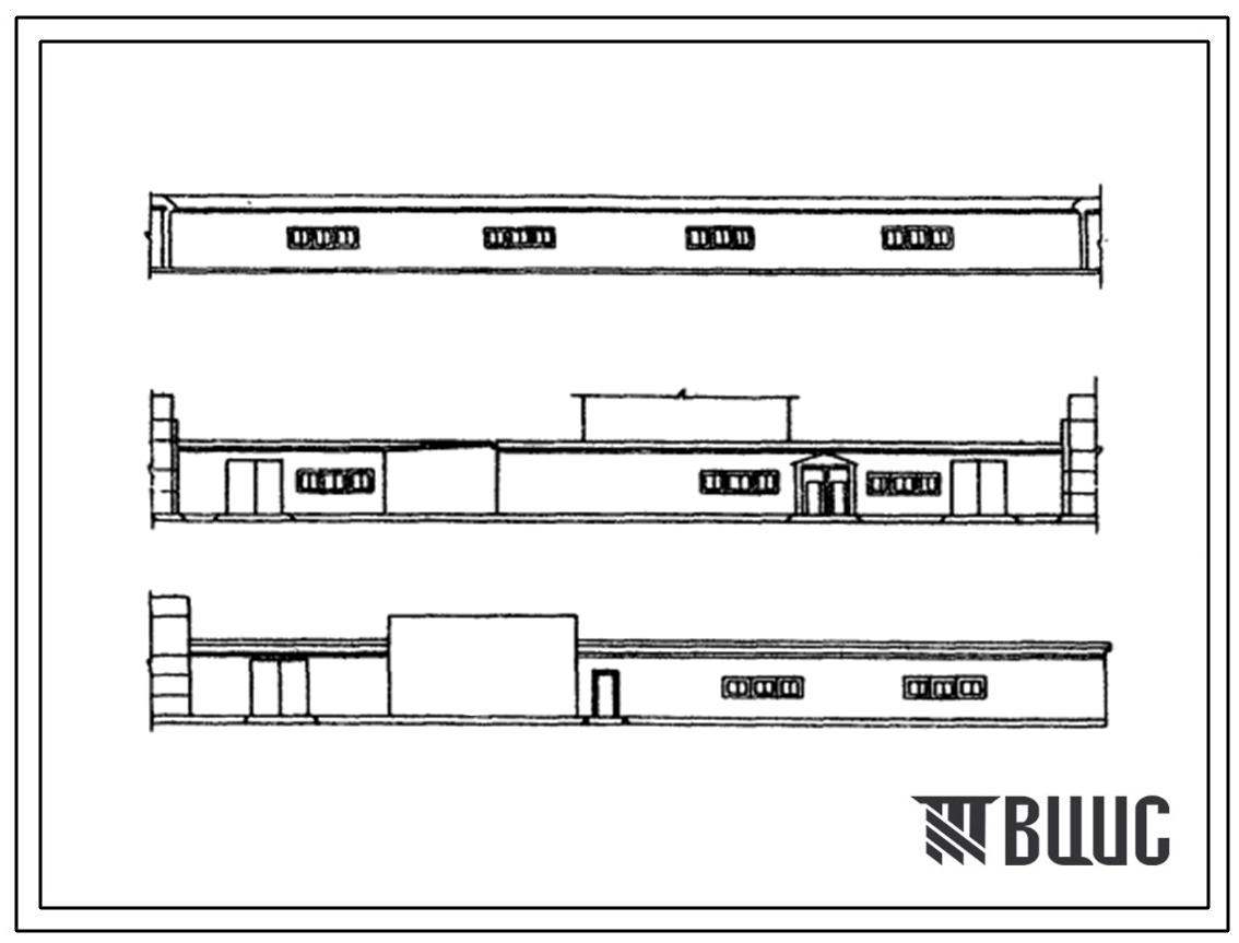 Типовой проект 801-426 Переходные галереи типы 1, 2, 3 и скотопрогон для комплексов выращивания и откорма молодняка крупного рогатого скота