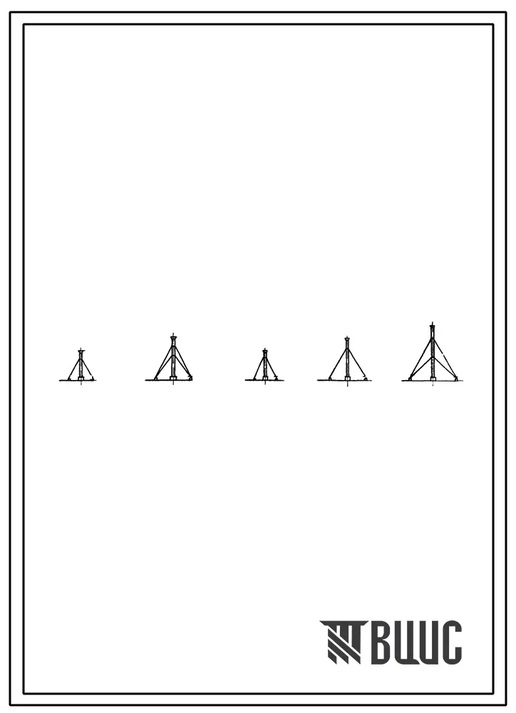 Типовой проект 907-2-1 Металлические трубы для отвода дымовых газов с температурой до +350С. (проект переведен в DWG формат)