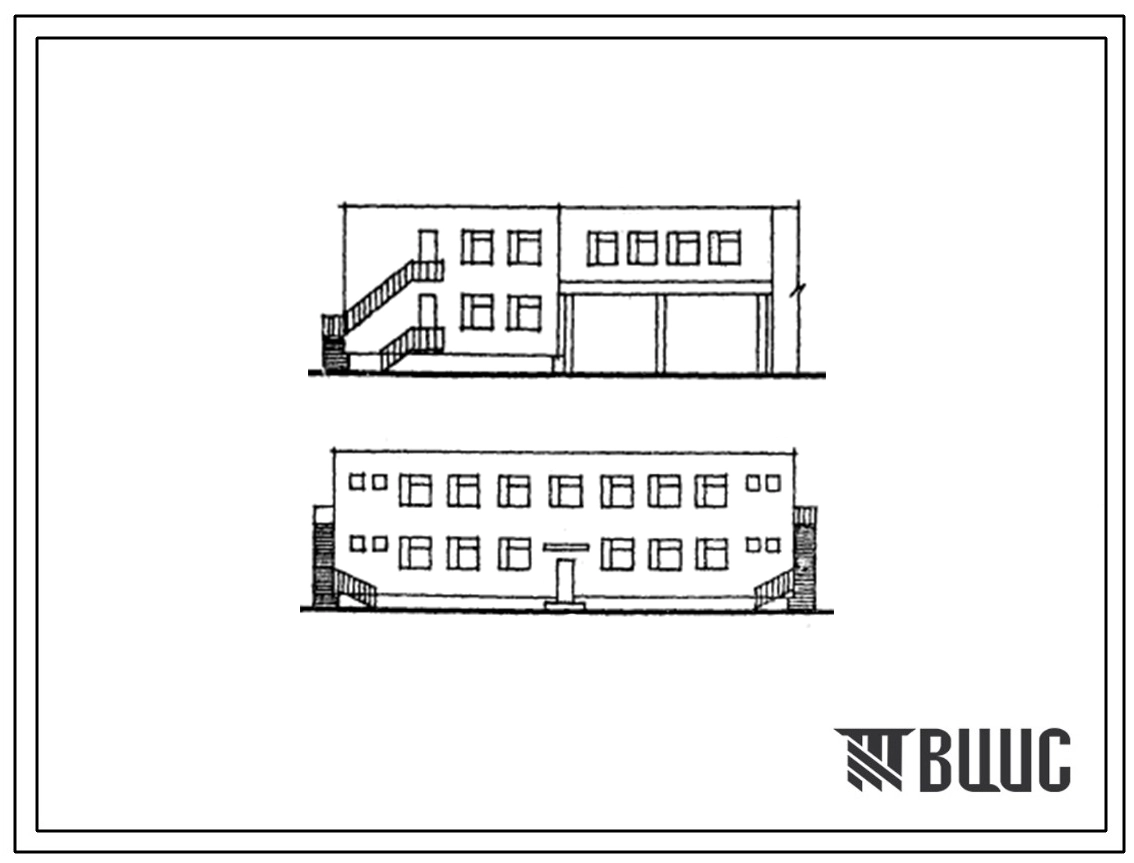 Типовой проект 214-6-4в.85 Пристройка дополнительных помещений при реконструкции детских яслей-садов на 280 мест, построенных по типовому проекту 2С-04-26п. Для строительства в 1В климатическом подрайоне, 2 и 3 климатических районах Украинской ССР 