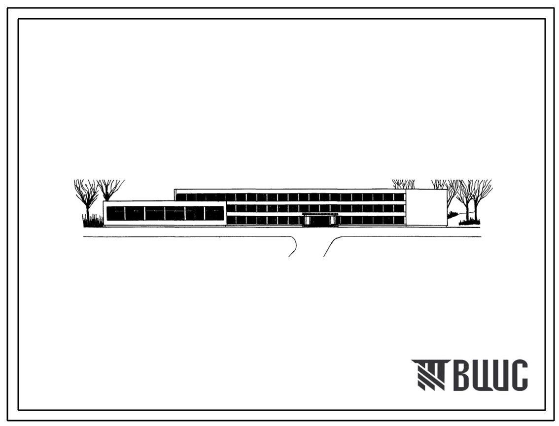 Типовой проект 222-1-46/72 Десятилетняя школа на 1496 учащихся для строительства во 2В климатическом подрайоне