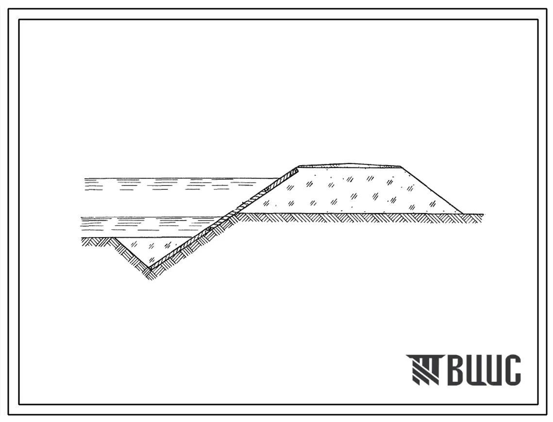 Типовой проект 820-09-3.83 Сооружения берегоукрепительные для горно-предгорных условий (секции).