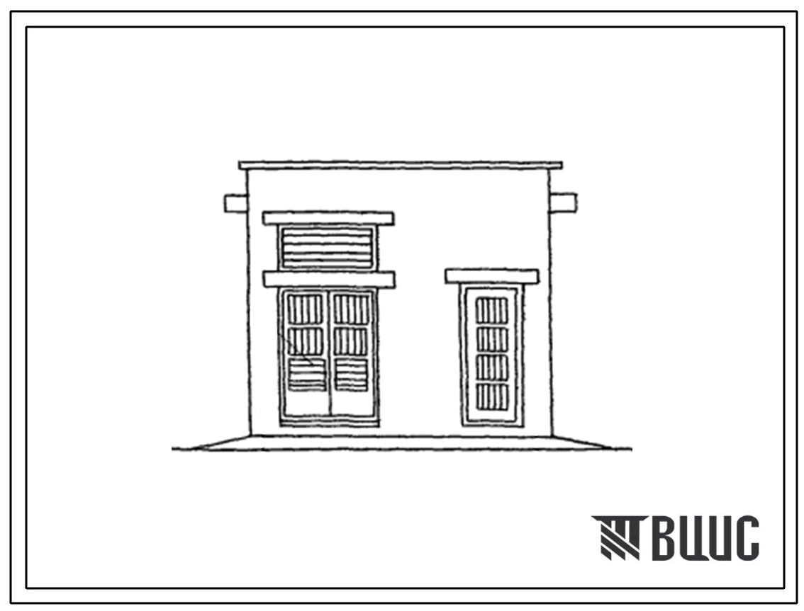 Типовой проект 407-3-186 Трансформаторная подстанция с тремя кабельными вводами 6-10кв на один трансформатор мощностью до 400ква. Тип К-31-400м2.